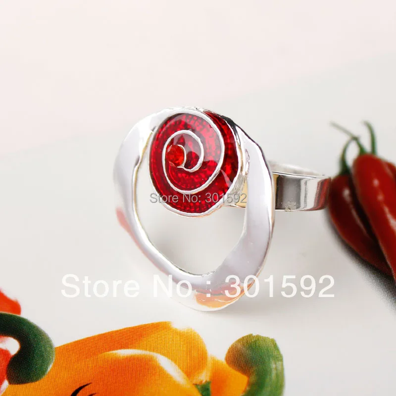 Высокое качество сплав вихревые Эмалированные кольца модное кольцо на палец