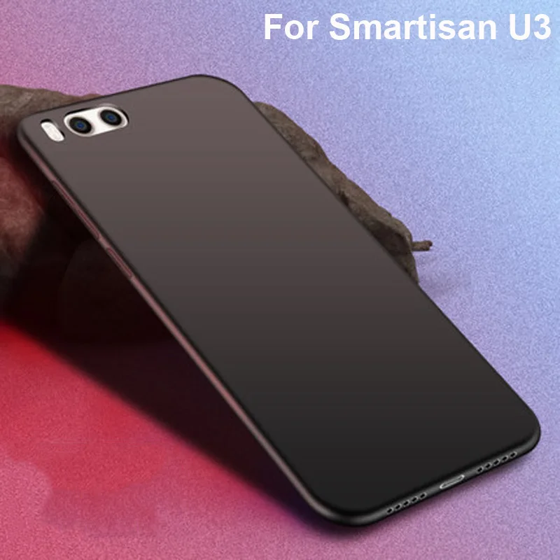 Coque для Smartisan U3 чехол сплошной цвет Противоударный ТПУ силиконовый бампер Броня чехол Funda для Smartisan U 3 SmartisanU3 чехол для телефона s
