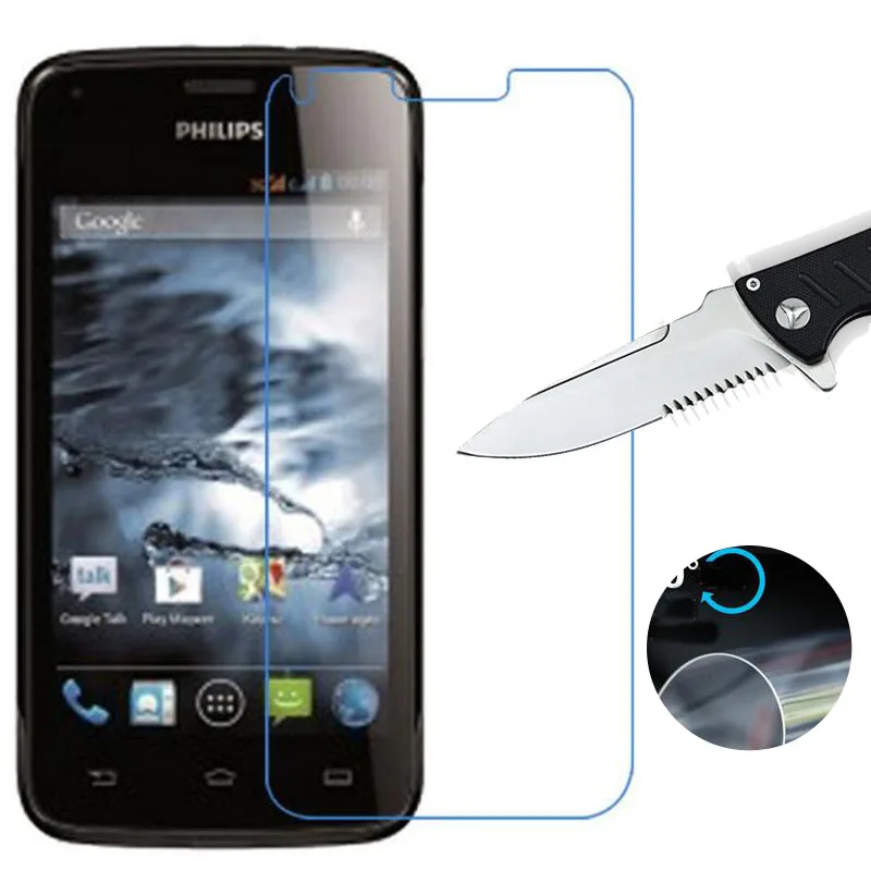 Нано Взрывозащищенная мягкая прозрачная защитная пленка для Philips W6500 / W3568 новая