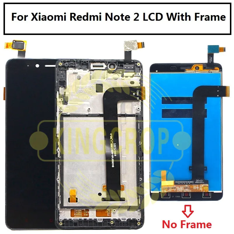 Дисплей для XIAOMI Redmi Note 2 с сенсорным экраном и дигитайзером в сборе замена без