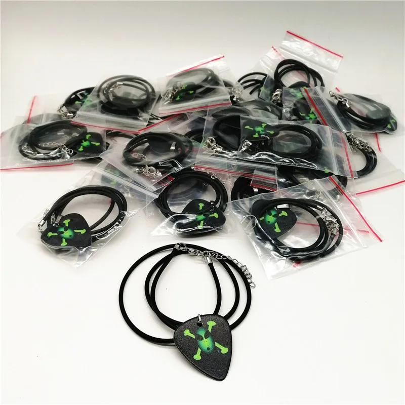 Бесплатная доставка 50 шт./лот гитарные медиаторы ожерелье целлулоидные