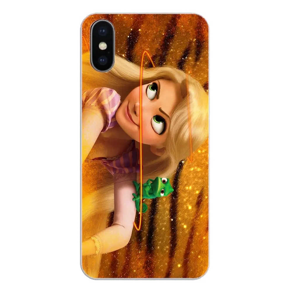 Tangled Rapunzel Chameleon Pascal Poster Silicone Phone Bag Case For Xiaomi Redmi 4X S2 3S Note 3 4 5 6 6A Por Pocophone F1 Mi |