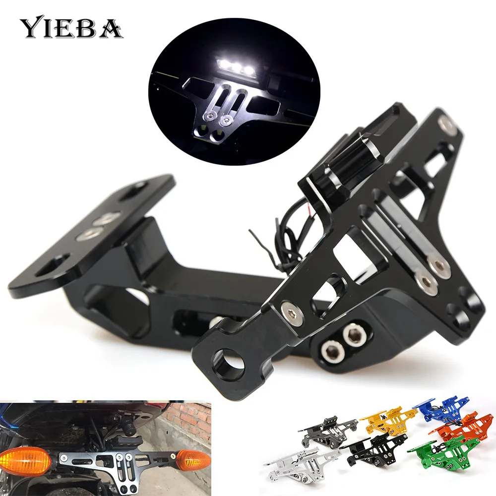 Универсальный держатель номерного знака мотоцикла с ЧПУ для YAMAHA FAZER600 MT-03 MT-25 MT03 MT25