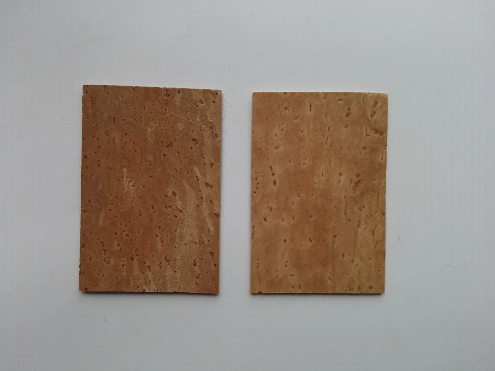 Folha de Cortiça Natural para Saxofone de 1.8mm Tamanhos 1.9mm 2.0mm 20 40mm * 60mm