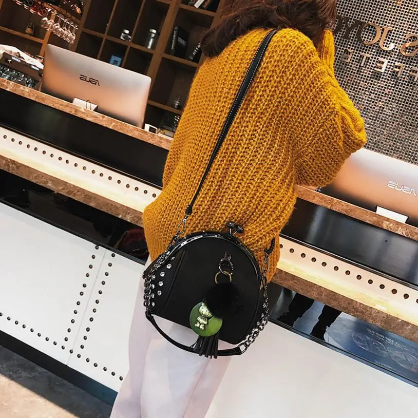 2018 новые роскошные сумки женские дизайнер известный бренд кожаные Crossbody Shell сумка