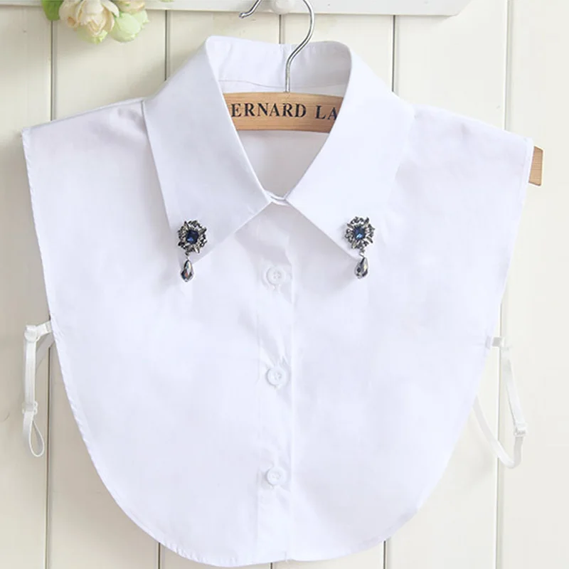 Женские аксессуары Половина экономии Винтаж рубашка с фальшивым воротником