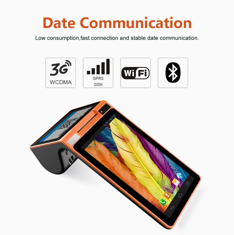 PDA беспроводной прочный сборщик данных Android 1D 2D сканер штрих кода с Wifi GPRS|barcode scanner