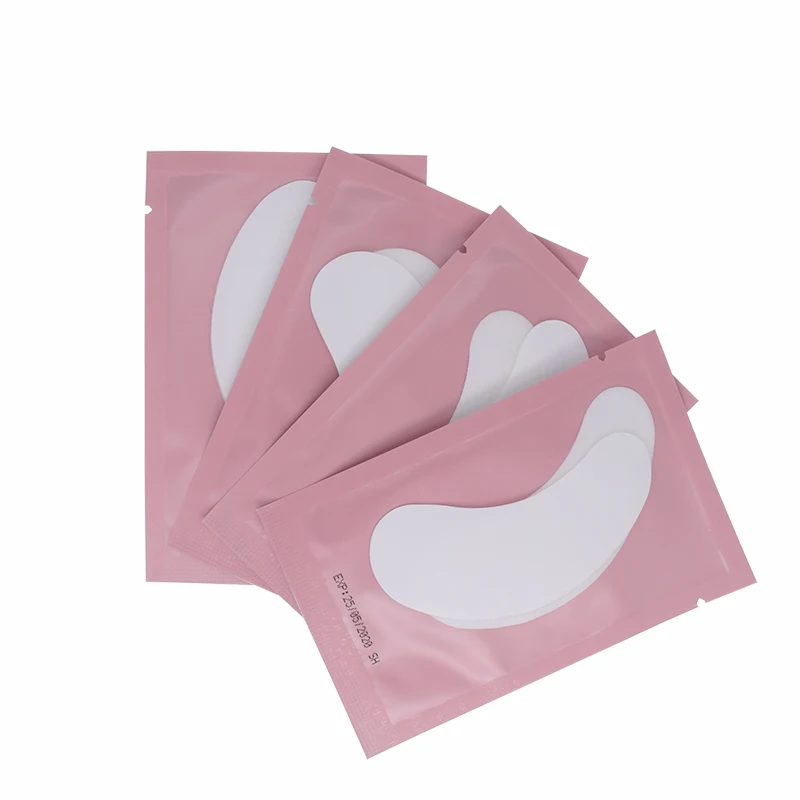 

100Pairs/Pack Paper Patches Grafted Lash Eyelash Extension Under Eye Pads Eye Lash Make Up Tools Pink Eye Tips Sticker Wraps