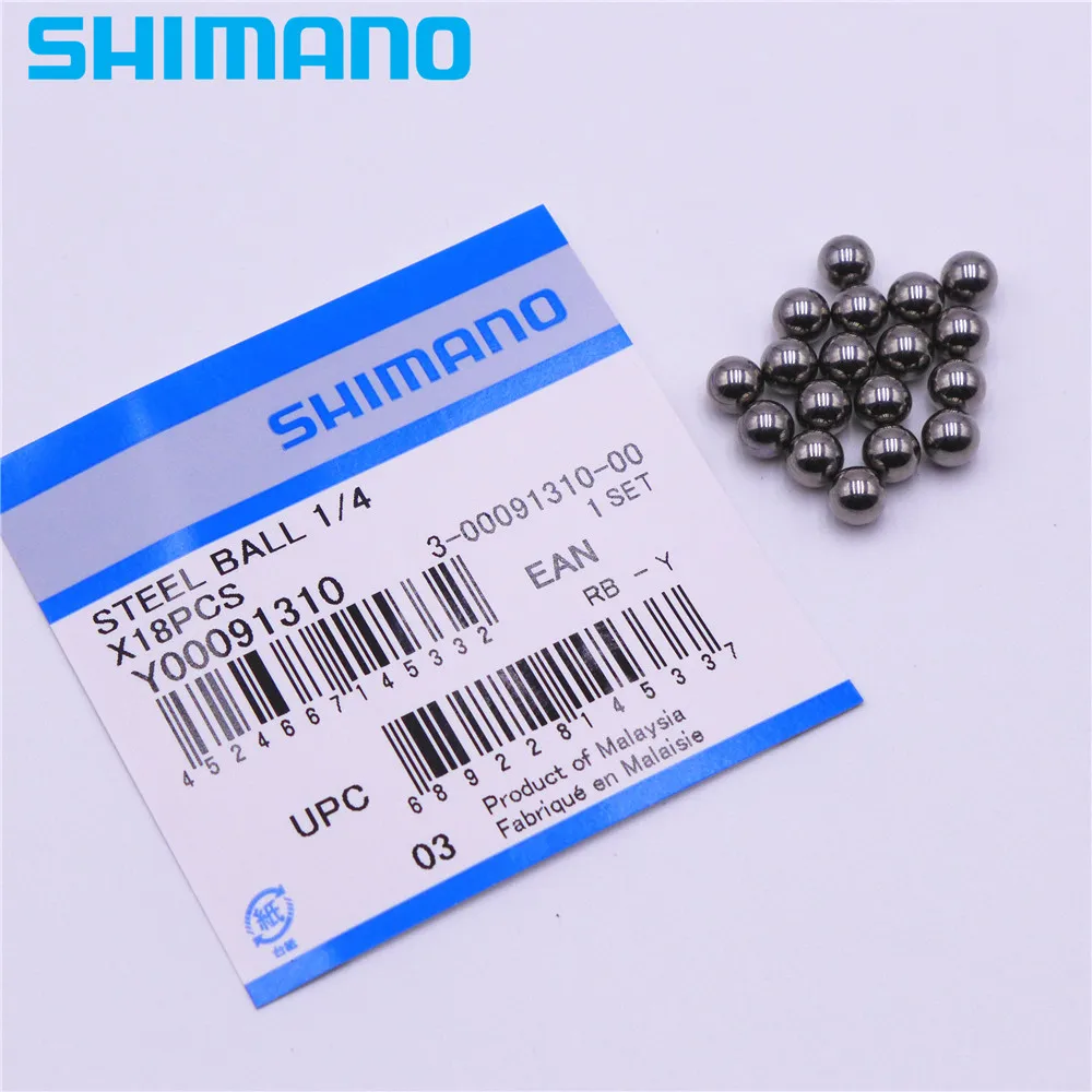 Ступица задняя SHIMANO Y00091310 Freehub стальные шарики 1/4 дюйма 18 шт. для FH