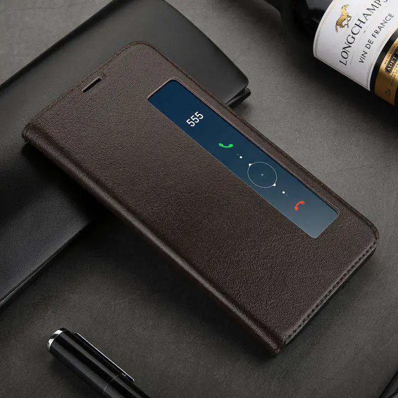 Чехол MAKEULIKE из натуральной кожи для huawei mate 10/mate 10 Pro, чехол с окошком и магнитной застежкой для huawei mate 10, флип-чехол