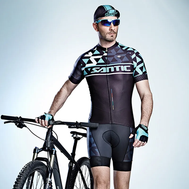 Велосипед велосипедный Santic для мужчин и женщин дышащая с защитой от УФ излучения