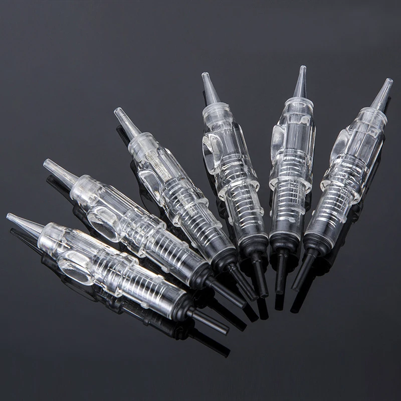 50pcs 0.18mm 1RL Профессиональная Перманентная машина для макияжа бровей ротационная машинка для татуировки ручка швейцарский мотор японские подшипники Maquina De Tatuagem розовое золото серебро - Цвет: 50pcs 0.18mm 1RL