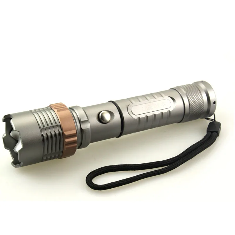 Фонарик Тактический перезаряжаемый серый горячая Распродажа 5000 люмен 4 2 в XML-T6