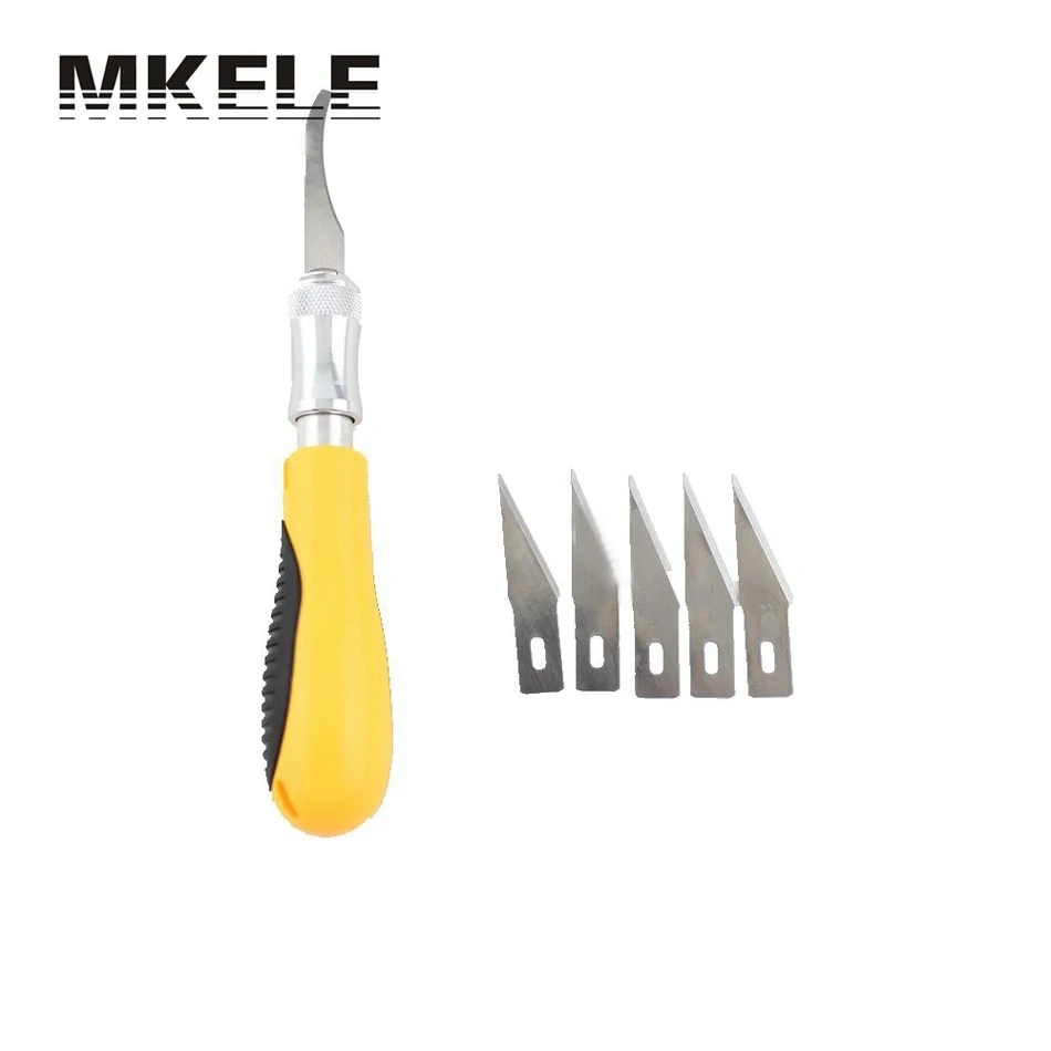 makerelectric 5Pcs Blades/Set Carving Set Multi-purpose PC Hobby DIY Engraving Chisel Woodworking Hand Graver Cs Go Knife Tools |