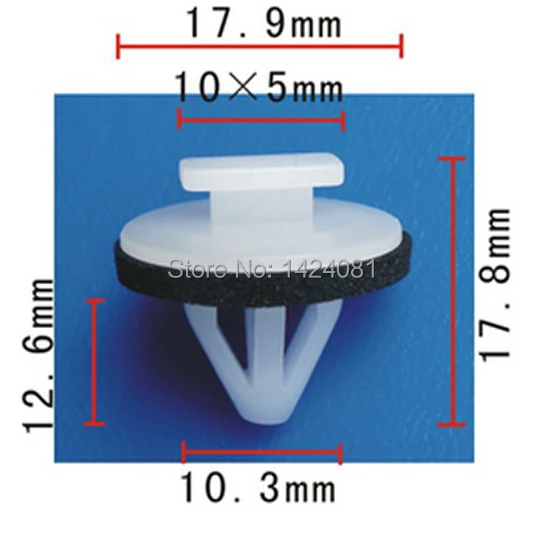 

20x OEM Nylon Moulding Clip With Sealer for Toyota 75395-0T010 for Corolla for Venza 18x13mm 753950T010