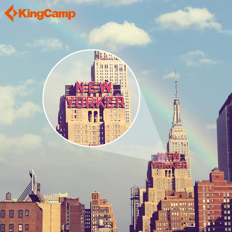 KingCamp Мини бинокль с регулируемым увеличением 10X для детского телескопа на