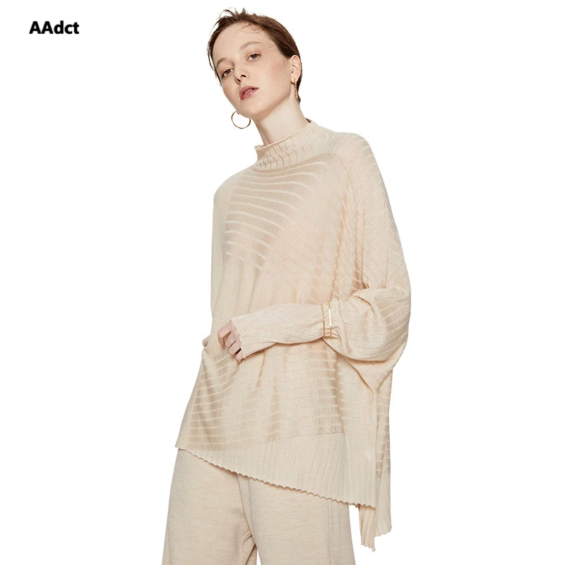 AAdct 2018 Autumn Long-sleeved loose-fitting sweater women pullover female Women jumper Sweater | Женская одежда