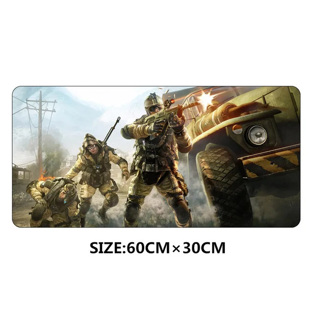 FFFAS 60x30 см XL большой офисный коврик для мыши Warface Игры Геймер игровая игровые коврики и чехлы коврик вычислить аксессуары ноутбука накладка на стол - Цвет: Model J