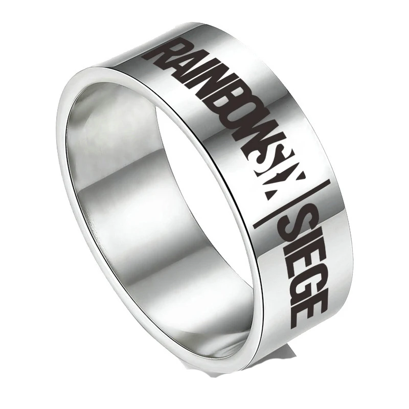 2019 Game Rainbow Six 6 Siege Rings Men Women Skull Metal Ring Male Anime Holder Porte Clef Gift Jewelry | Украшения и аксессуары