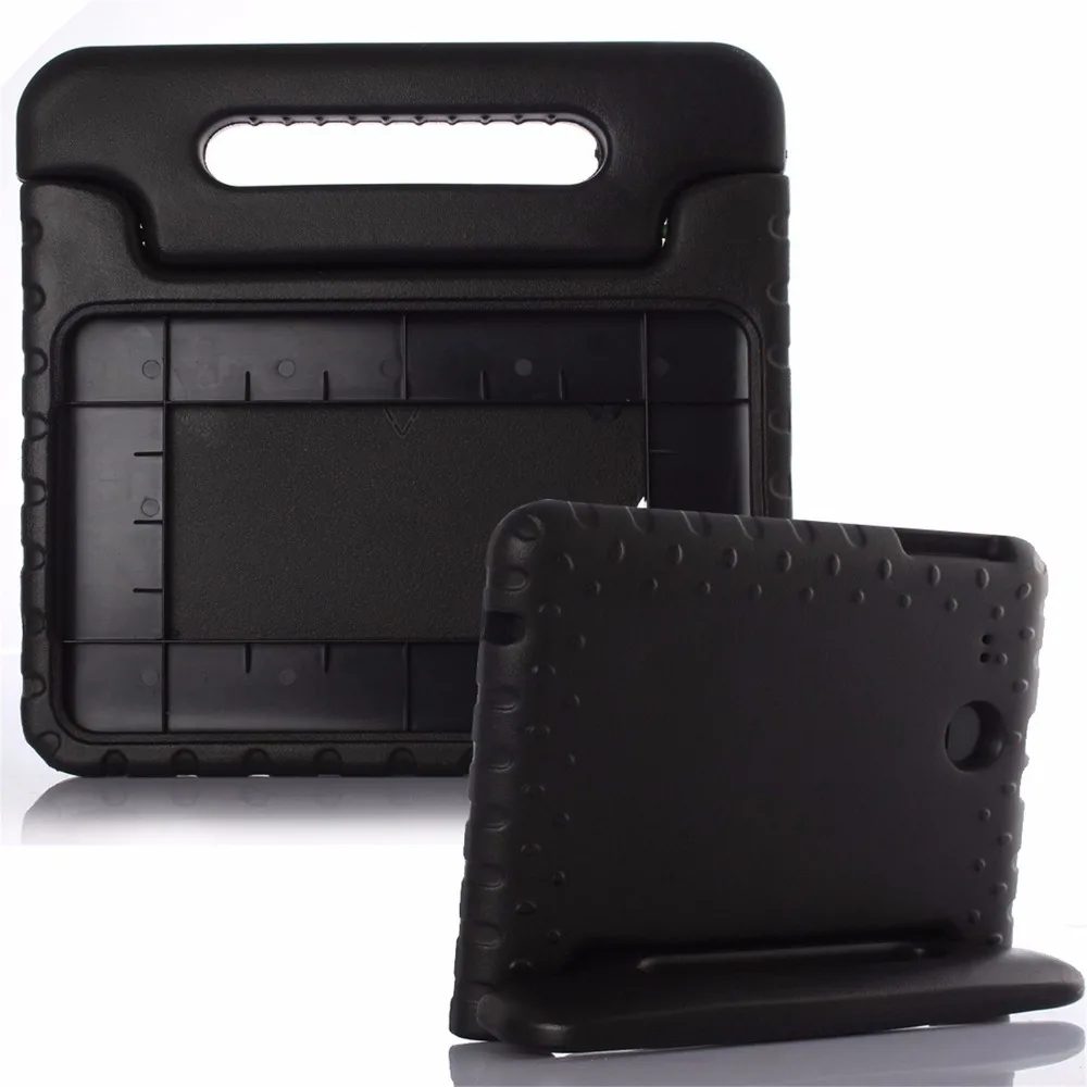 Дети Безопасный противоударный EVA пены ручка Tab чехол Подставка для samsung Galaxy Tab A SM-T350 T355 " дюймовый планшет+ закаленное стекло