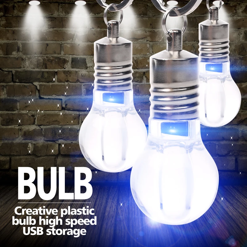 Лампочки образный USB флешка светодио дный накопитель Подарочная флеш-карта 4 ГБ 8