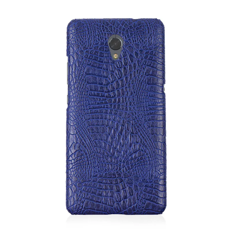 BLUE Чехол для lenovo P2, роскошный чехол из искусственной кожи с крокодиловым узором для lenovo VIBE P2 P2c72 P2A42, 5,5 дюймов, Модный чехол для телефона, задняя крышка - Цвет: BLUE