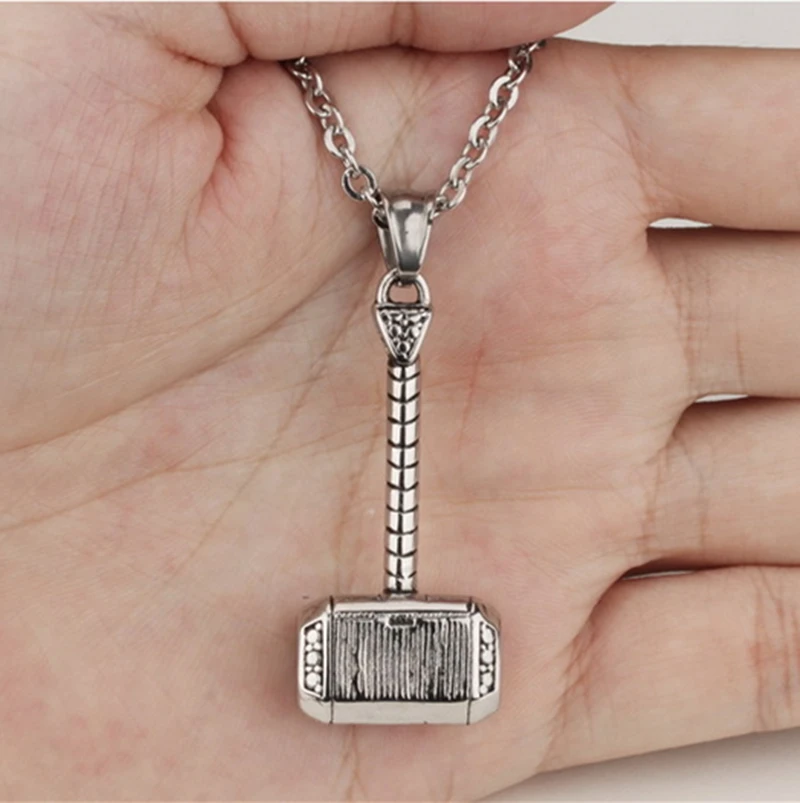 Массивное ожерелье mjolnir из титановой стали кулон молот Тора индивидуальные
