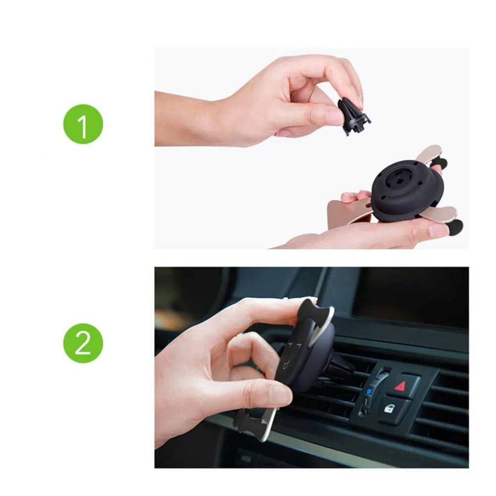 Автомобильная воздухоотводная труба Vent Mount Автомобильный держатель для телефона Подставка для смартфона держатель для мобильного телефона кронштейн автоматический держатель зажим