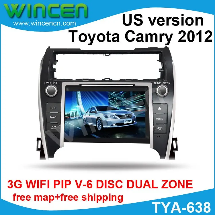 8 &quotавтомобильный DVD GPS плеер для Toyota Camry 2012 Версия США с 3G PIP двойная зона