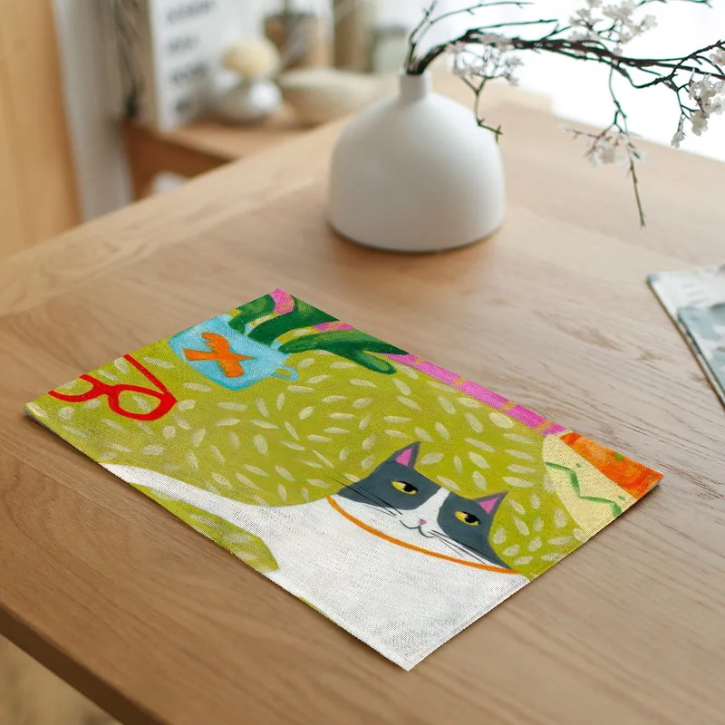 Постельное белье с картиной маслом World салфетки для стола подставка под чайник