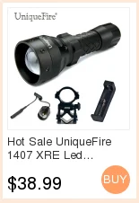 UniqueFire 3 режима XR-E(зеленый/красный/белый) Led Drop in Led Pill/лампа держатель приспособленный для UF-1508 фонарик