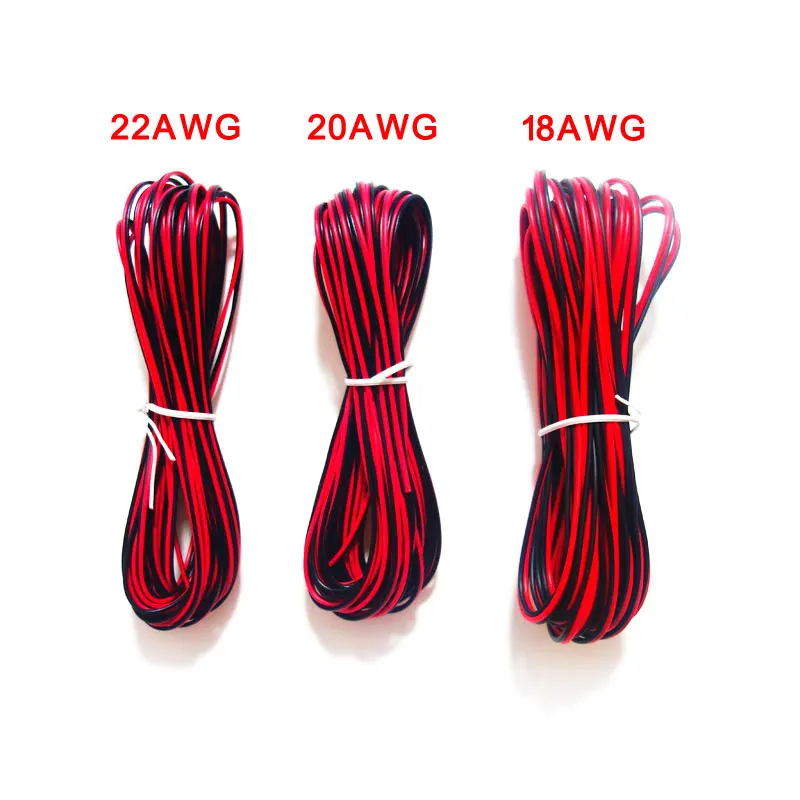 18AWG 20AWG 22AWG 2Pin 3Pin 4Pin 5Pin Электрический Удлинительный кабель светодиодный ных лент