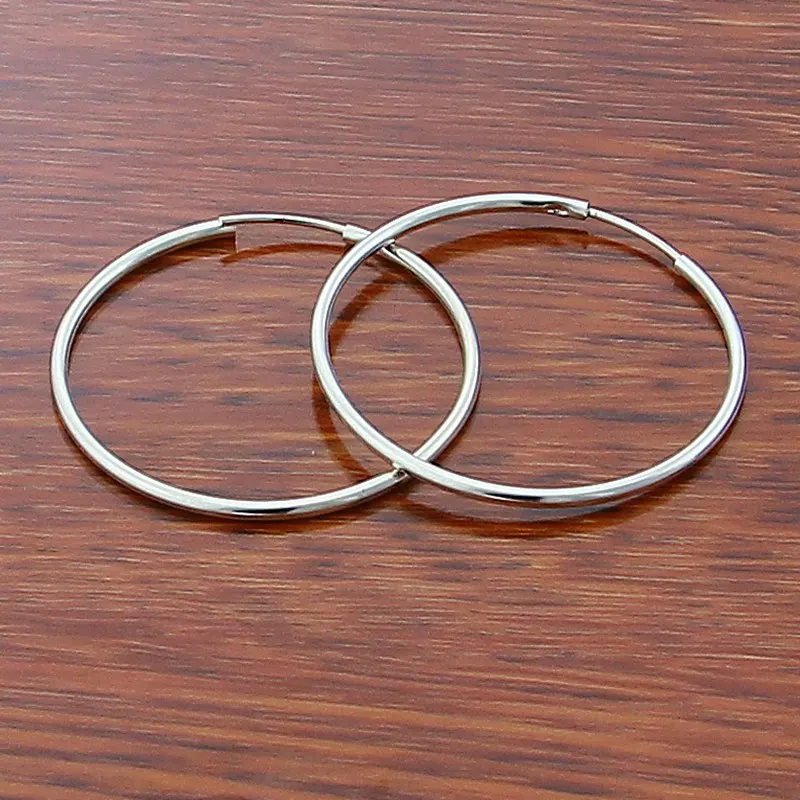 Серьги женские круглые из серебра 925 пробы 3 5 мм | Украшения и аксессуары