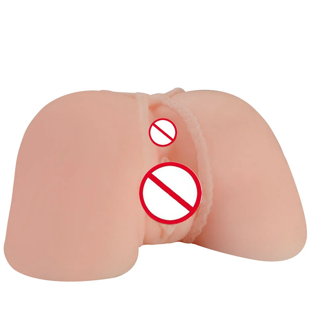 3D реалистичный поддельный Мужской мастурбатор в форме попки настоящая Вагина и