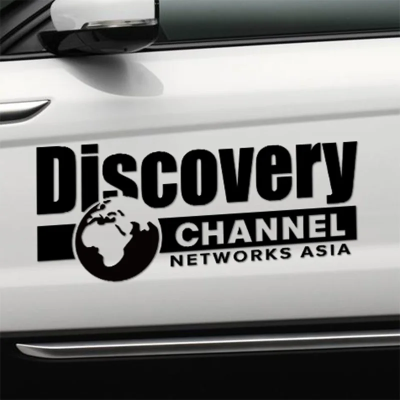 1 пара 58*25 см личный cool Discovery Channel сетей Азии двери автомобиля Стикеры автомобиль