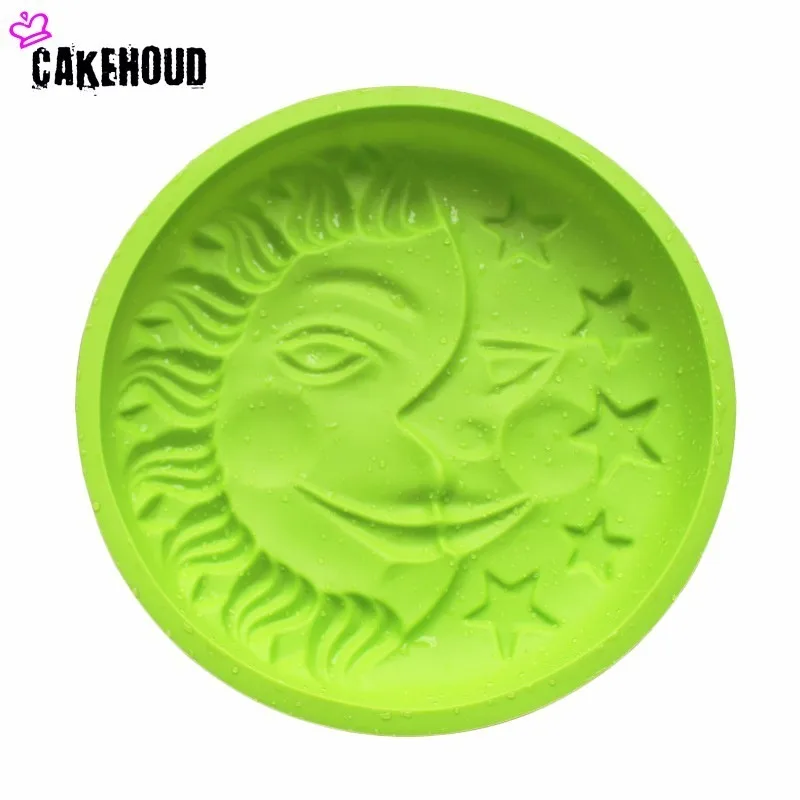 

CAKEHOU Silica Moon Bent Chiffon Cake Tool Mould Bread Bake Cultivate Tool Barbecue Pan Pizza Fruits Disc Silicone Mold Kitchen