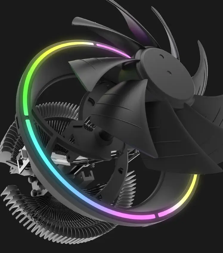 DarkFlash Aigo кулер для процессора светодиодный 120 мм вентилятор охлаждения процессора кулер для процессора LGA/115X/775/AM3/AM4 3Pin PC радиатор охлаждения процессора AMD радиатор