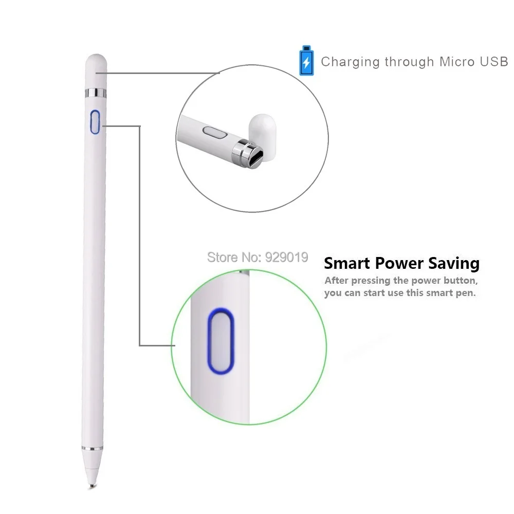 Стилус для iPad Высокая точность Stylus Совместимость Android и IOS для Apple Планшеты смартфон карандаш емкостный сенсорный карандаш