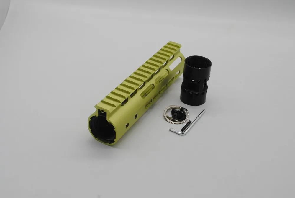 TriRock " дюймовая длина Keymod Handguard Rail Slim Free Float Picatinny система крепления подходит для винтовки 223/5,56 7 цветов