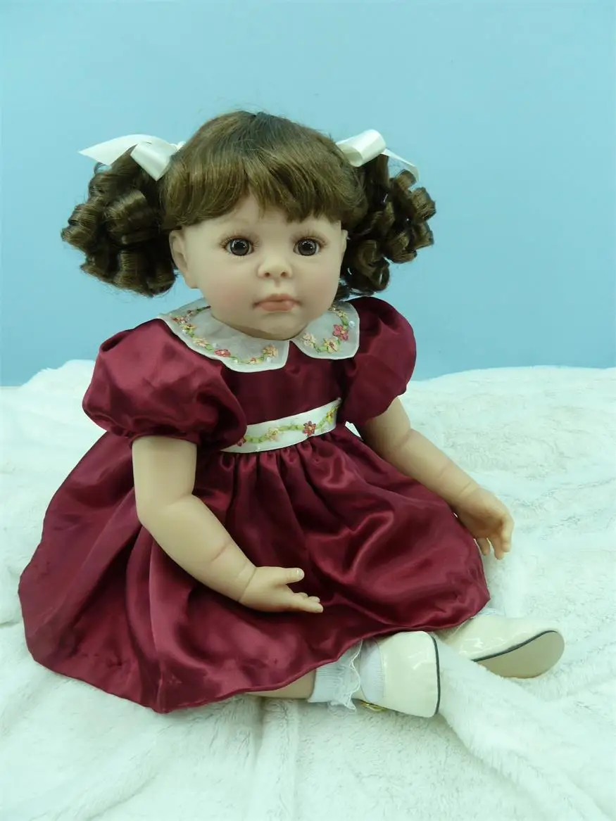 50 см Силиконовые Винил Reborn Baby Doll игрушки реалистичные 20 дюймов Прекрасная