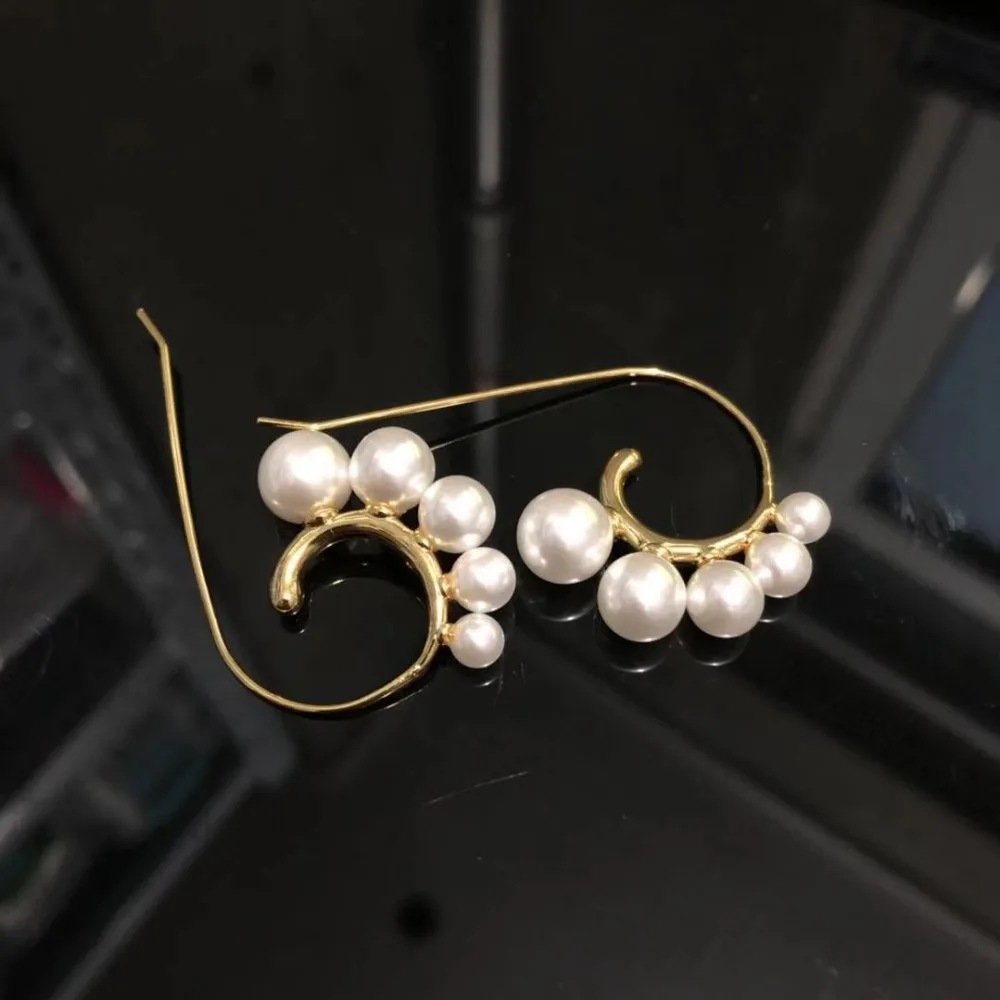 2019 новая звезда с тем же абзацем Мода Индивидуальный дизайн c образные жемчужные