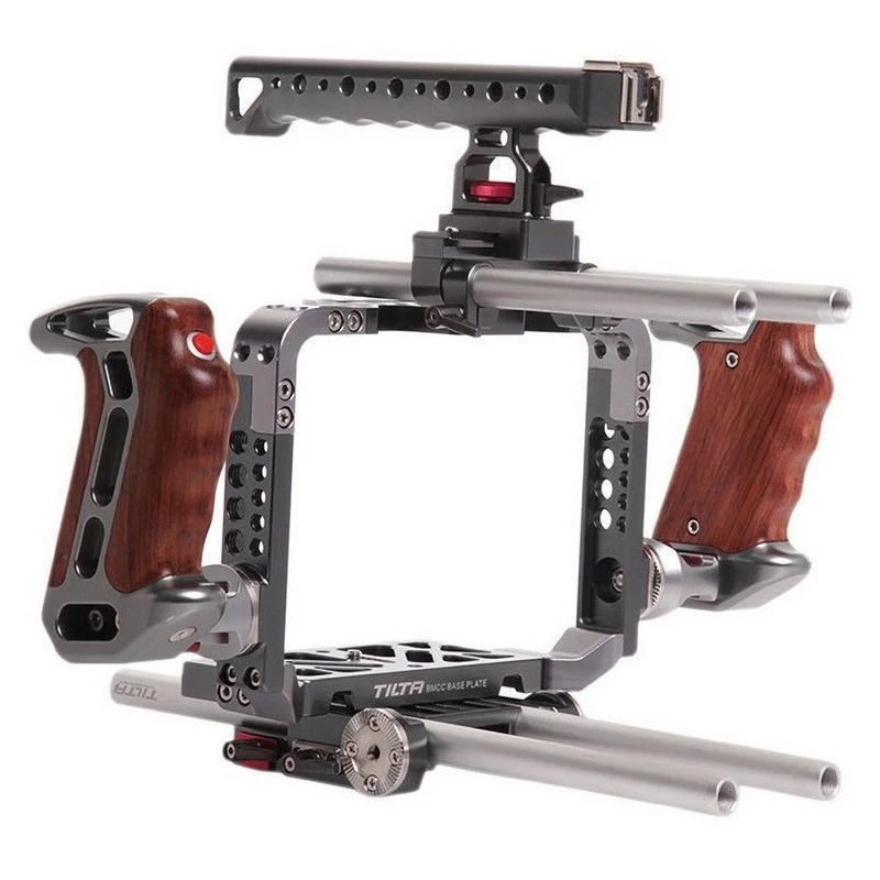 Tilta установка для фотосъемки BMCC Pro камера черная клетка + опорная пластина