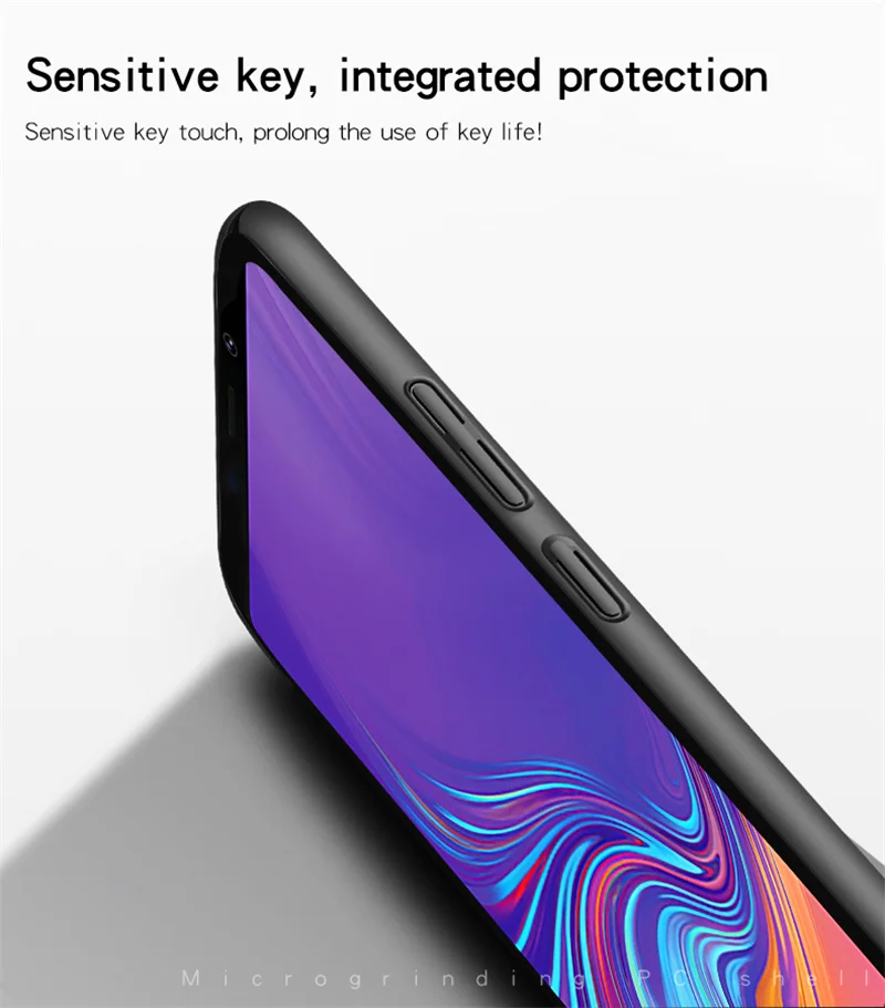 For Samsung Galaxy A9 2018 Case Luxury Thin PC Smooth Hard Phone Cover Shell |