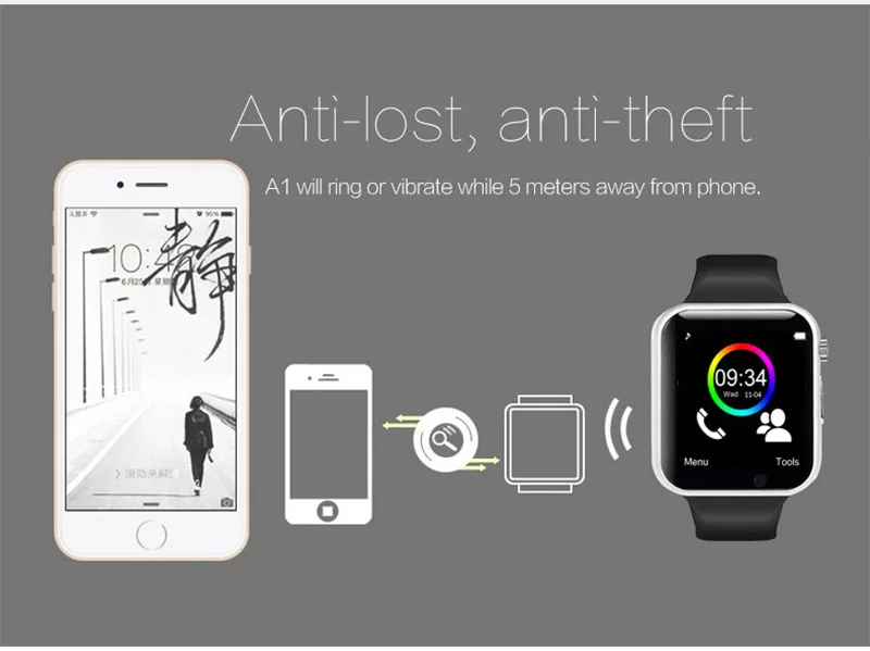 Bluetooth A1 Смарт-часы для детей, детские, мужские, женские, спортивные наручные часы с поддержкой 2G SIM TF камеры, умные часы для телефона Android