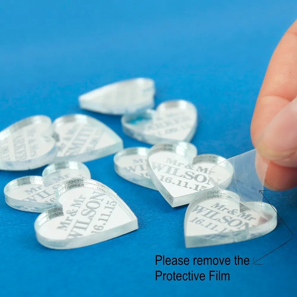 10 шт. персонализированные дневные круглые свадебные бирки Золотая бирка для