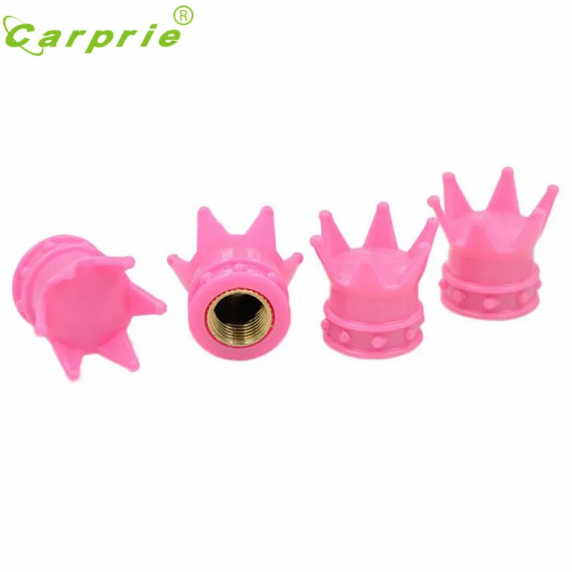 Новое поступление 4 шт Корона шины/колеса воздушный стволовой клапан крышки для