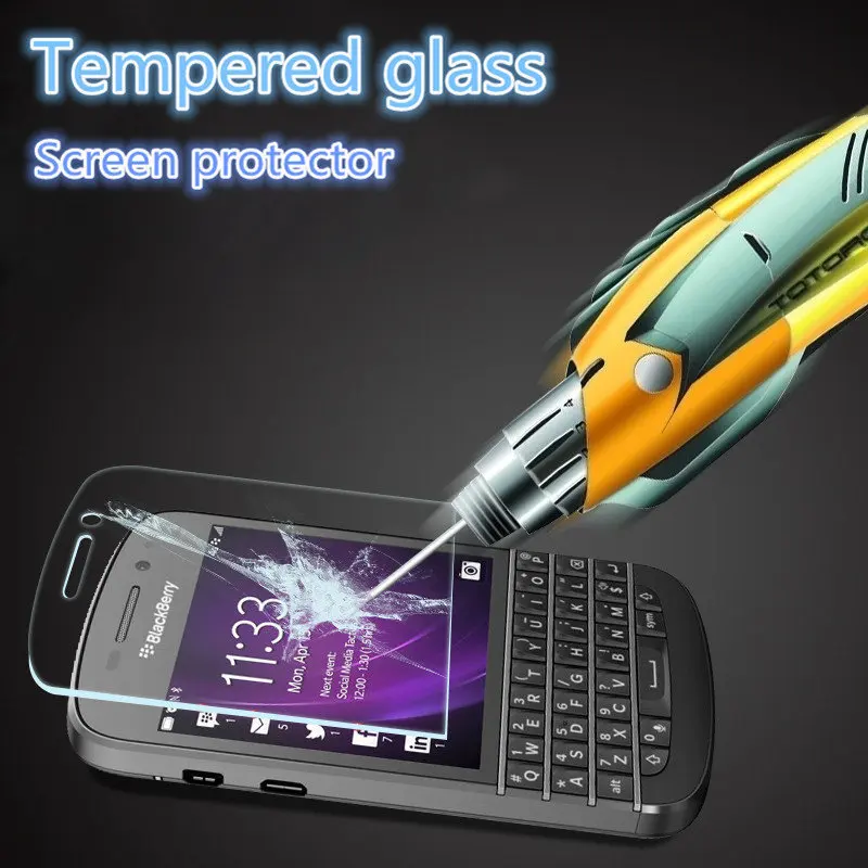 Закаленное стекло 9H для BlackBerry Q10 ультратонкая прозрачная Взрывозащищенная