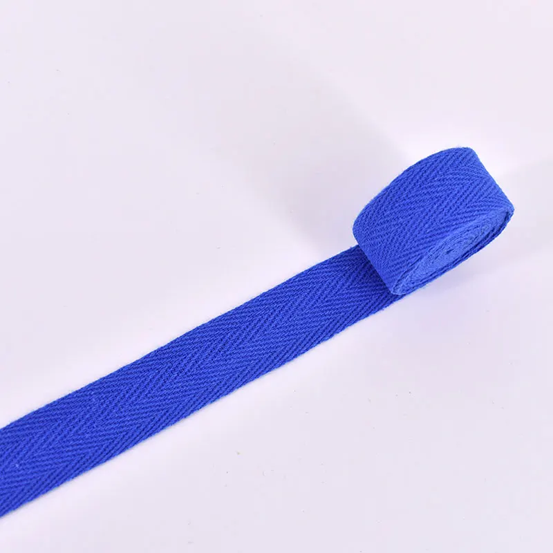 Royal blue 10 м/лот 1,5 см Мульти Цвет шевронная лента, тесьма тканая хлопчатобумажная швейная оверлок ткань ремень DIY Аксессуары LX582 - Цвет: Royal blue