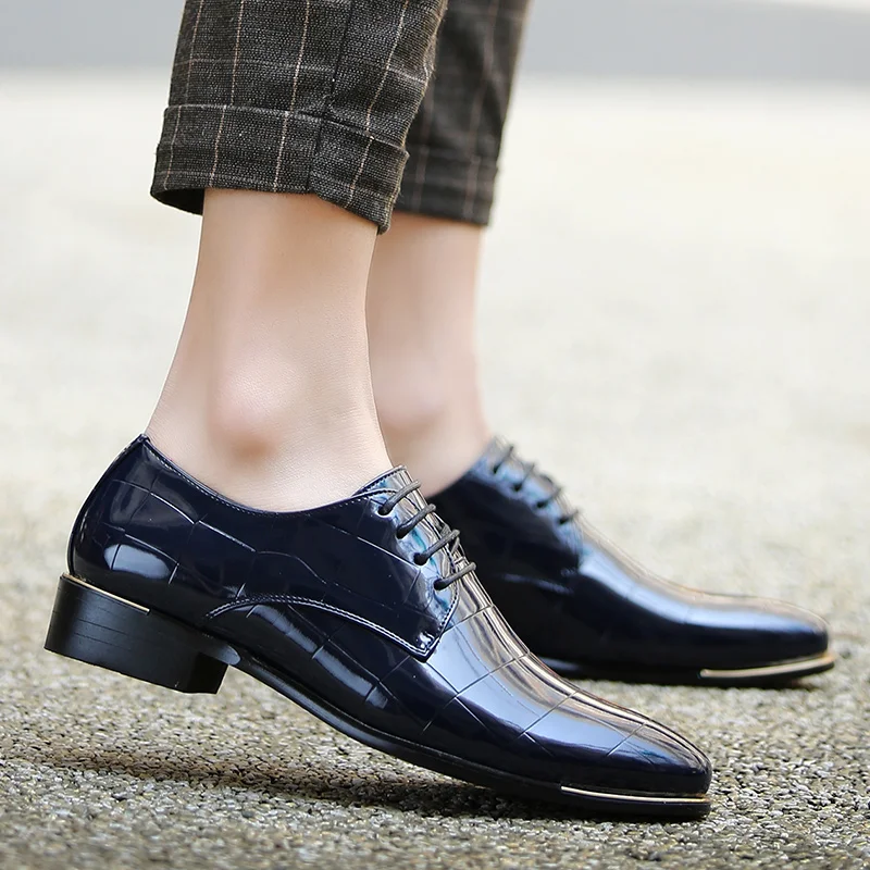 Мужские офисные кожаные туфли мужские классические для свадьбы Вечерние|Туфли| |