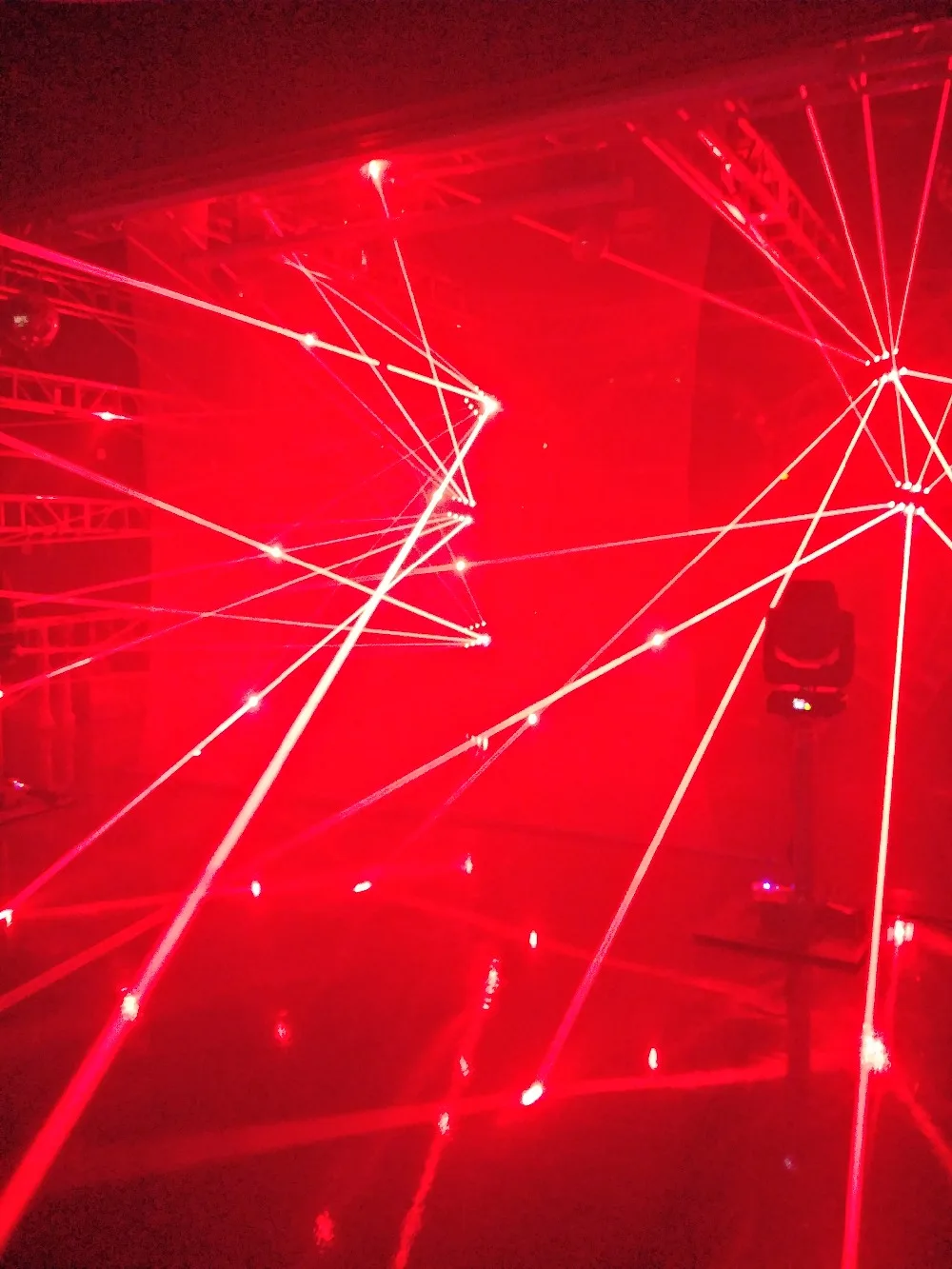 2 единицы Профессиональный перемещающаяся головка 8 шт Красный R637 200mW цветной